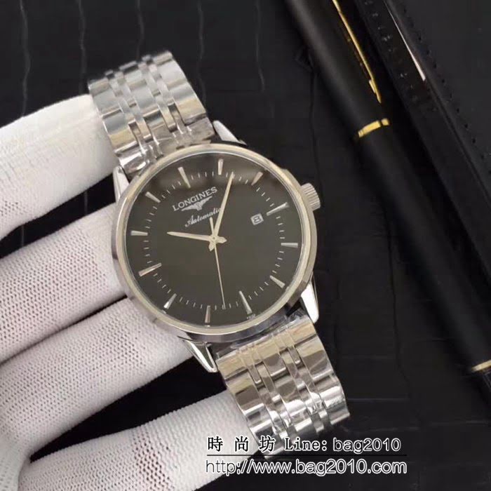 LONGINES浪琴 商務正裝 西鐵城機芯 男士腕表 WSS2230